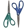 Westcott KleenEarth 8" Stainless Steel Standard Scissors, Pointed Tip, Assorted Colors, 2/Pack (14882)~#|#~95836CB7-282E-4B37-BD680A8E4270EDBA_sc7