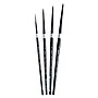 Silver Brush Black Velvet Liner Brushes, 4/Pack (SLVBV3053)~#|#~95840DB3-8A6D-415D-AB2DE4F1AE093DBC_sc7