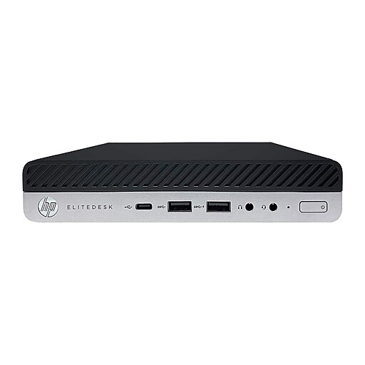 HP EliteDesk 800 G5 Mini Refurbished Desktop Computer, Intel Core