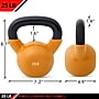 Jfit 25 lb. Vinyl Kettlebell, Light Blue (J-VKB25)~#|#~95877295-FF53-4E31-93C6227A9EE5EE3E_sc7