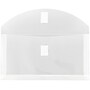 JAM Paper Premium Plastic Filing Envelope with Hook & Loop Closure, 5 1/4" x 10", Clear, 3/Pack (921V1CLX3)~#|#~95891362-F0DF-4836-BF37C5FD09817B8D_sc7