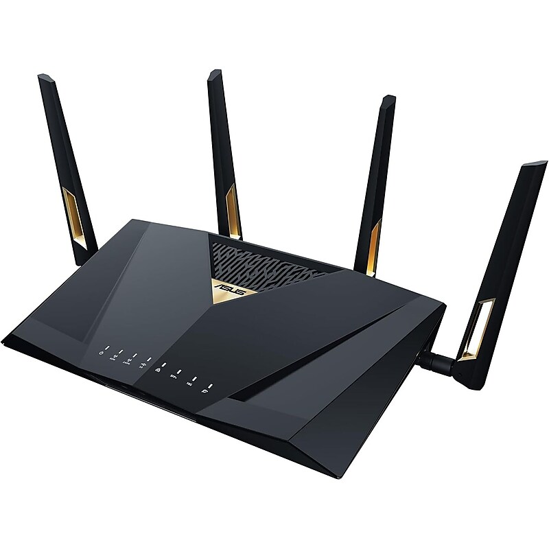 ASUS BE7200 Dual-Band MU-MIMO WiFi 7 Router, Black (RT-BE88U) image 1