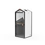 Flexispot Quick Install Series Solo Pro Sound Absorbing Privacy Booth, White (EP1SW)~#|#~958BE986-B110-4622-95E413E0B12F6267_sc7
