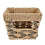 Simplify Small Shelf Storage Basket with Handles, Two Tone Grey (30118-ST)~#|#~958DCF22-501D-466A-A86676C024FE818C_sc7