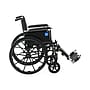 Medline Guardian K3 Manual Wheelchair, 18" Seat Width, Flipback Full Length Arms, Black (K3186N44E)~#|#~958F247E-7B95-44A5-8F40F7F2A7C39DCA_sc7