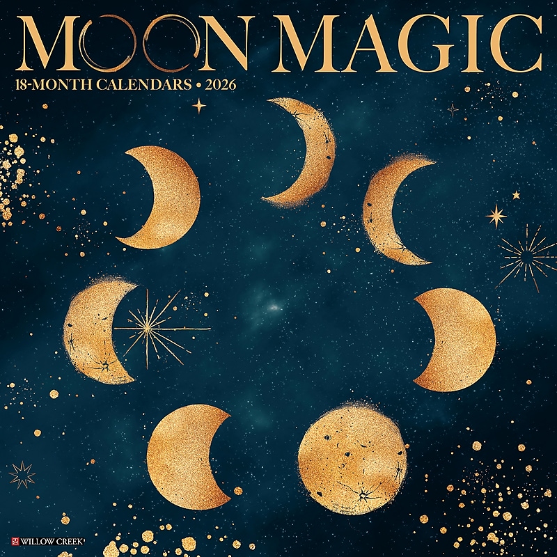 2026 Willow Creek Moon Magic 12" x 12" Monthly Wall Calendar (52006) image 1