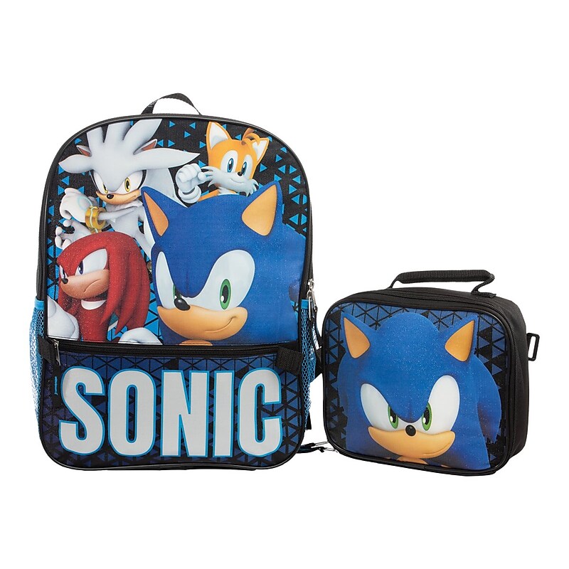 Accessory Innovations Sonic the Hedgehog Backpack Set, Multicolor (B22SH54175-ST) image 1