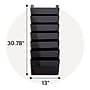 TRU RED™ 7-Pocket Plastic Letter Wall File, Black (TR55348)~#|#~9595F1FC-C1C1-4ABE-9C341CE19A9FB197_sc7