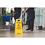 Alpine Industries 24 in. A-Frame Multilingual Caution Safety Wet Floor Sign, Yellow, 10 Pack (ALP499-10)~#|#~9597D142-AB80-469C-8EE68DE0B2710D80_sc7