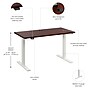 Bush Business Furniture Move 60 Series 48"W Electric Adjustable Standing Desk, Hansen Cherry (M6S4824HCWK)~#|#~95985979-C389-490F-A5459C1C3A1D0368_sc7