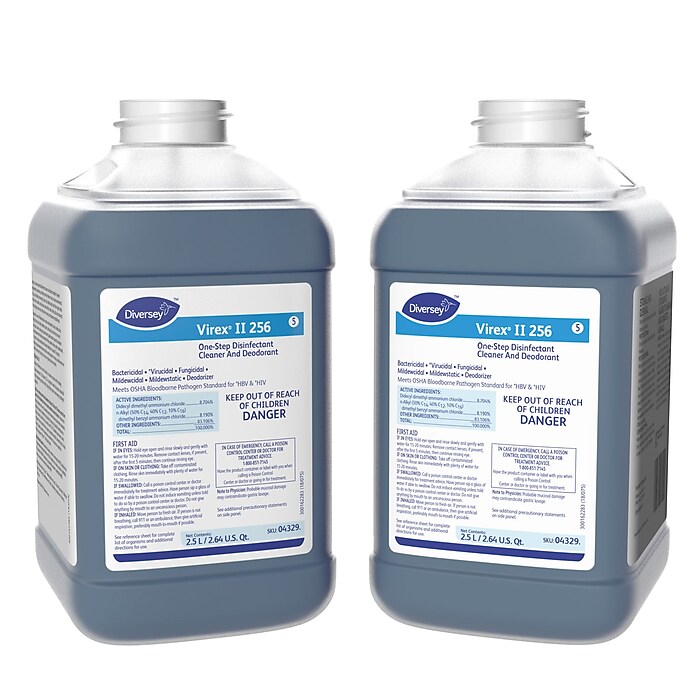 Virex II 256 One-Step Disinfectant for Diversey J-Fill, Mint