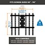 Mount-It! Motorized Ceiling TV Mount, 88 lbs. Max., Black (MI-4226BLK)~#|#~959BCD02-0C85-4923-B809ACE71CE0F7BD_sc7