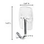 Command Damage Free Small Hook, 0.5 lb, Clear, 15/Pack (17067CLR-15NA)~#|#~959BD6EA-D49C-4AFF-9429CF838FBAA451_sc7