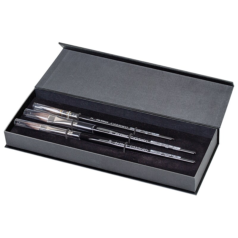 da Vinci CASANEO Watercolor Synthetic Bristle Brushes, 3/Pack (DVXVA42500) image 1