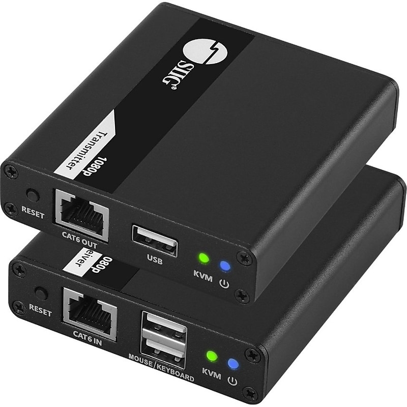 SIIG KVM Extender HDMI USB Cat6 HD 70 m (CE-H27411-S1) image 1