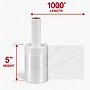 Staples Cast Stretch Wrap for Hand Dispensers, 80 Gauge, 5” Wide Clear Film for Bundling, Shipping & Securing Items~#|#~95A11369-E79A-4645-B76E1B8CA8EDF553_sc7