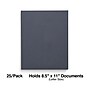 Staples Smooth 2-Pocket Paper Folder, Navy, 25/Box (27539-CC)~#|#~95A36184-6A7B-4216-9E81619D8E25FD30_sc7