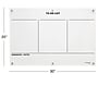 Excello Brands Acrylic Dry-Erase Planning Board, 20" x 30", Black Print (ACRYLBRD-TOD20X30-BLK)~#|#~95A62BBA-5D0A-4076-BFCE43E7983D6FD7_sc7