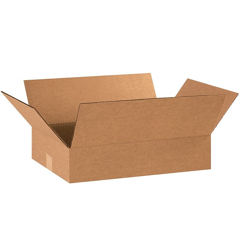 18" x 12" x 4" Shipping Boxes, 32 ECT, 25/Bundle (BS181204) image 1