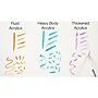 Silver Brush Bristlon Short Handle Liner Brushes, 6/Set (SLVBR1958)~#|#~95AA3851-13E3-4AF5-B632246CB5410C1C_sc7
