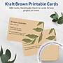 Avery Integrated Cards, 6" x 9", Matte Kraft Brown, 25/Pack (95353)~#|#~95AF8905-4775-49F4-8D534AFF1464861C_sc7
