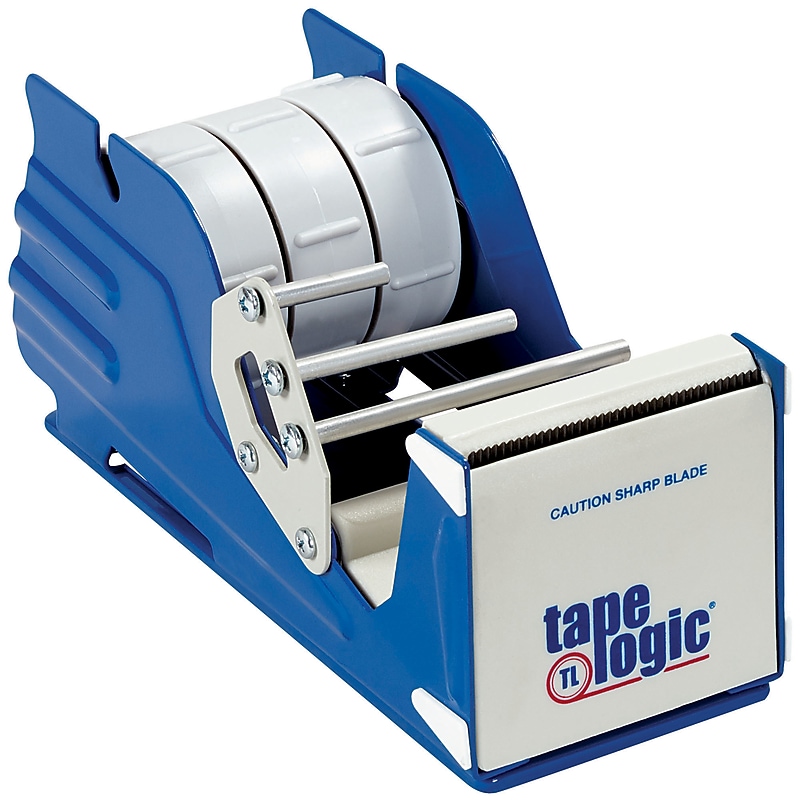 Tape Logic Multi-Roll Table Top Packing Tape Dispenser, Blue (SL7336) image 1