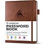Clever Fox Password Book, 4.37" x 5.67", Brown (B084RHQV14)~#|#~95B15647-D15A-4CE5-B7E15B718061270F_sc7