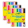 Crayola 9" x 12" Construction Paper, Assorted Colors, 240 Sheets/Pack, 3 Packs/Bundle (BIN993200-3)~#|#~95B45050-A9A5-48BC-AC6E70A0A9072CDD_sc7