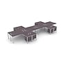 Boss Office Products Simple System 71"W L-Shaped Desk with Pedestal, Driftwood, 8/Set (SGSD028-203)~#|#~95BECB0E-BC30-427E-BC2F975149F7BE58_sc7
