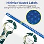 Avery TrueBlock Laser/Inkjet Decorative Edge Multipurpose Labels, 1.5" x 4", White, 200/Pack (94116)~#|#~95C2F2C7-5659-4786-A39137FE0A498105_sc7