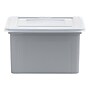 Iris 35 Quart Storage Container, Plastic, Gray, 3/Pack (500166)~#|#~95CA9C83-5E90-49EC-BFDCA6BABB68EDD3_sc7