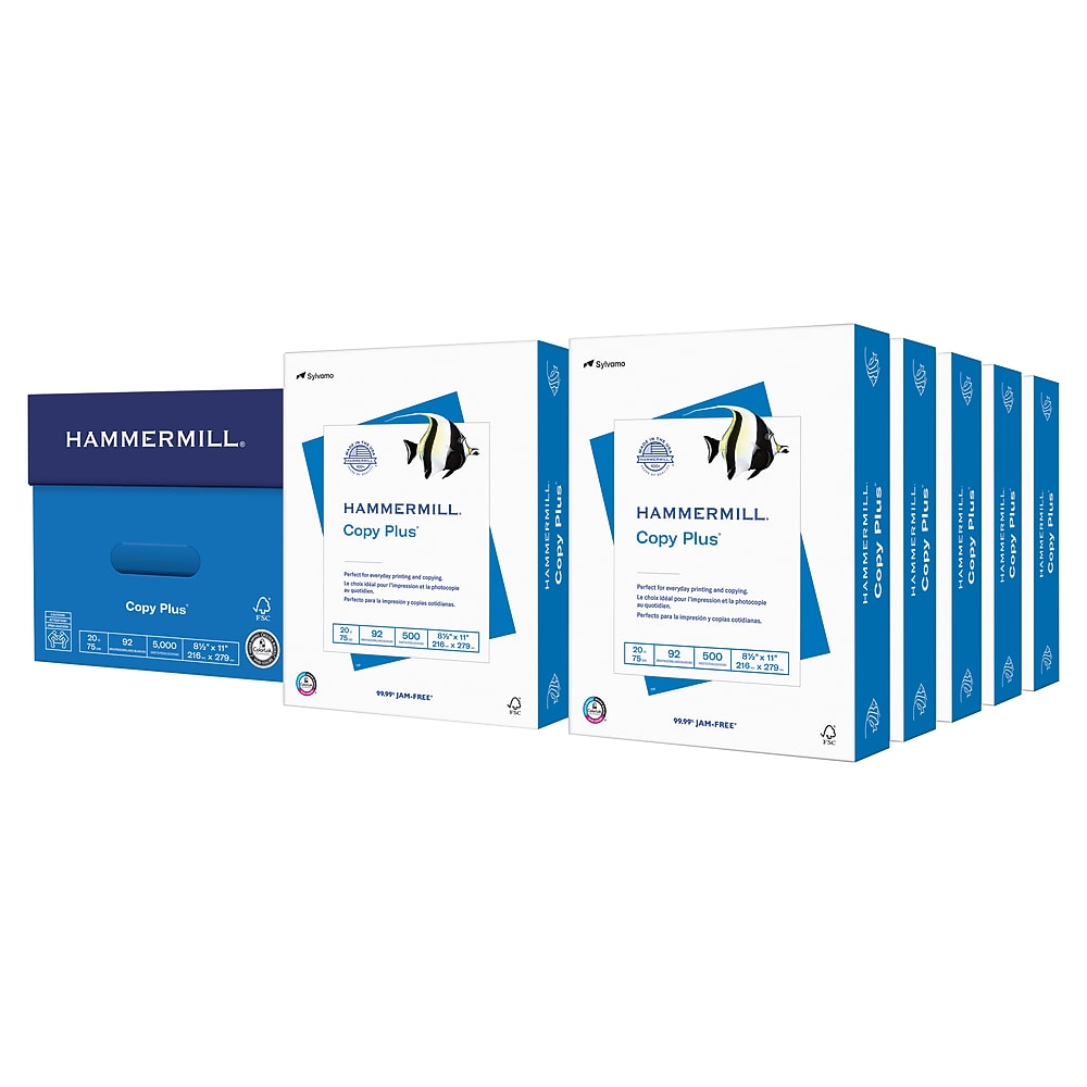 Hammermill® Copy Plus® copy paper, 10-ream case