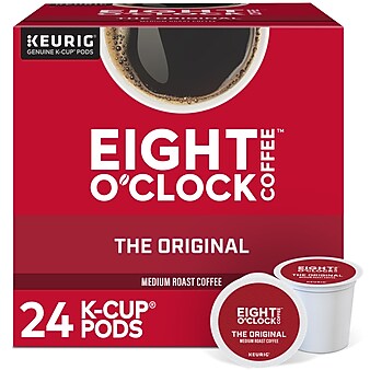 Eight O'Clock Original Blend Coffee, Keurig® K-Cup® Pods, Medium Roast, 24/Box (6405)