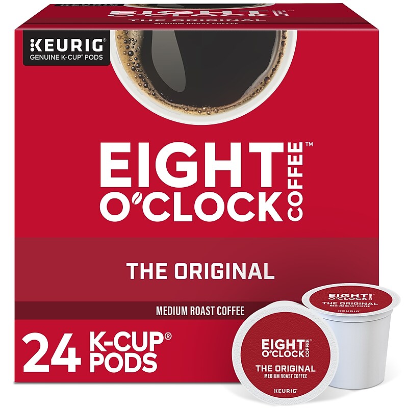Eight O'Clock Original Blend Coffee Keurig® K-Cup® Pods, Medium Roast, 24/Box (6405) image 1