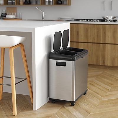iTouchless Sensor Recycle Bin & Kitchen Trash Can
