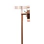 Lalia Home 1-Light 9.25" Farmhouse Hanging Cylindrical Clear Glass LED Pendant Fixture with Accents, Rose Gold (LHP-3002-RG)~#|#~95CEBA0F-2245-4F09-9E9D27E223250EB3_sc7