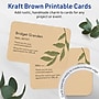 Avery Integrated Cards, 4" x 6", Matte Kraft Brown, 50/Pack (95345)~#|#~95D0A6A7-D21B-46B7-8E0351A8A5D569E6_sc7
