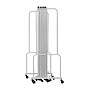 National Public Seating Robo Series 9-Panel Folding Mobile Room Divider, 72"H x 210"W, Black Fabric (RDG6-9PT10)~#|#~95D14330-ACC6-4202-9D7CCB3D3878C819_sc7