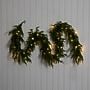 Nearly Natural Pre-Lit Artificial Real Touch Norfolk Island Pine Garland, 9' (W1394)~#|#~95D1FE93-6680-4CF7-8B8E7C16104B1AB1_sc7