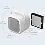 Pure Enrichment PureZone DUO Tabletop Air Purifier, White (PEAIRCB-W)~#|#~95D35B64-ABAF-4E2F-B1DD30AFA3CCA3D4_sc7