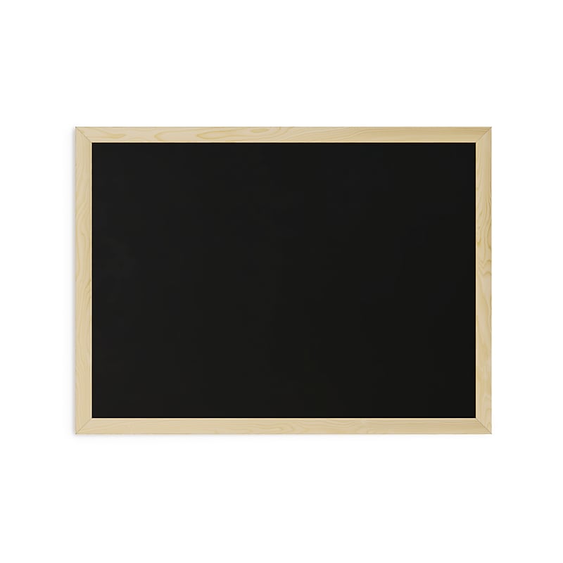 U Brands Chalkboard, Oak Finish Frame, 23" x 17" (310U00-01) image 1