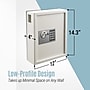 AdirOffice 40 Key Electronic Keypad Cabinet, White (680-40-WHI)~#|#~95D7D948-299A-4216-BB8D616575956765_sc7