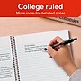 TRU RED Premium 1‑Subject Notebook, 8.5” x 11”, College Ruled, 100 Sheets, Brown~#|#~95D83EC6-B9AD-4A16-8FDBFB3CD5BB9C64_sc7