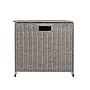 Household Essentials 126 Quart Storage Chest, Wicker, Grey (HE1080)~#|#~95D92112-4DA4-44D8-B39ABC5D139436B0_sc7