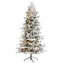 Nearly Natural 7.5-ft Flocked Manchester Spruce Artificial Christmas Tree with 450 Lights and 949 Bendable Branches (T1855)~#|#~95D9665C-69D7-40AD-86E1C2B467F2D463_sc7