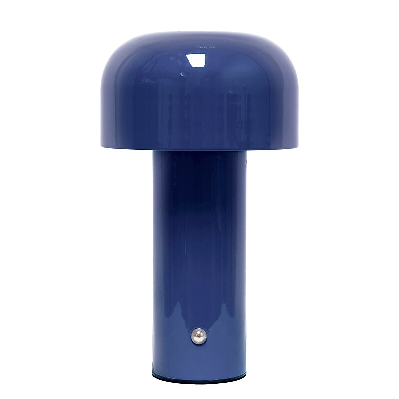 Simple Designs Mushroom Magic LED Table Lamp, Blue (LD1070-BLU) image 1