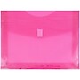 JAM Paper Premium Plastic Document File, 1 Pocket, Letter, Fuchsia Pink, 3/Pack (218V2fux3)~#|#~95DCA2E5-C209-4BEF-AAA0CE3F569E656A_sc7