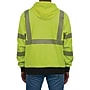 Ergodyne GloWear 8318BK High Visibility Long Sleeve Black Bottom Hooded Zip-Up Sweatshirt, ANSI Type R Class 3, Lime, 5XL~#|#~95DE11C2-6DCA-443E-9D10B5A3E838AA9B_sc7