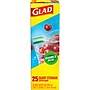 Glad Zipper Storage Bags, Quart, 25/Box (55052)~#|#~95E0EE3F-D777-4ECF-9748070CFE1FAB7B_sc7