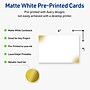Avery Gold Blush Pattern Matte Blank Card, White, 20/Pack (S00-EWP)~#|#~95E47C30-03D4-41C1-951685C26D4CC0BA_sc7